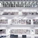 Books in white